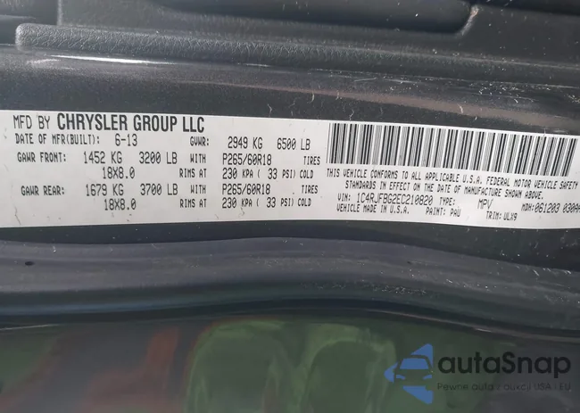 1C4RJFBG2EC210820: 43637848