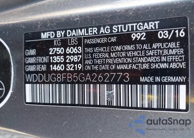 WDDUG8FB5GA262773: 43637037