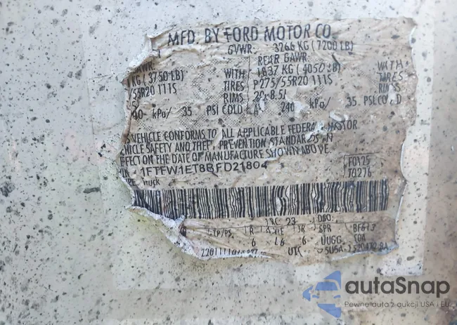 1FTEX1CP3HKE09867: 43638268