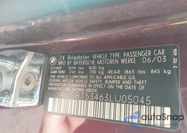 4USBT53463LU05045: 43638383