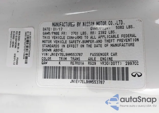 JN1EV7EL9HM553787: 43638420