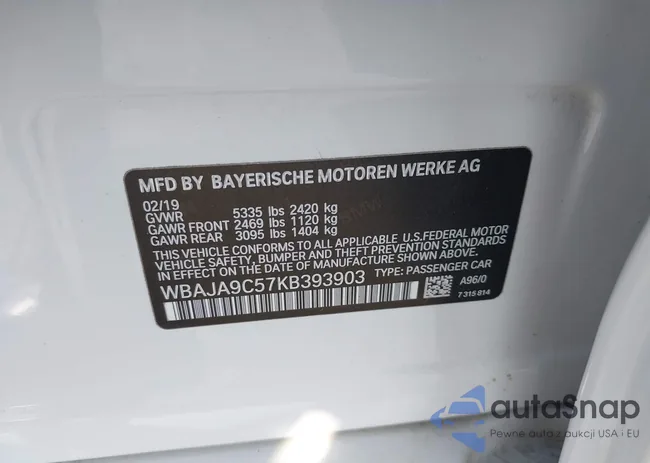 WBAJA9C57KB393903: 43638510