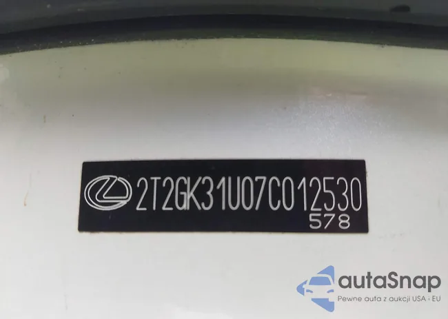 2T2GK31U07C012530: 43638597