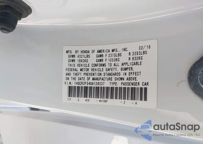 1HGCR2F54GA128037: 43638753