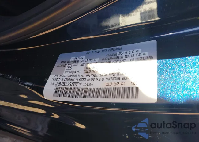 JM3KFBCL2S0555518: 43639403