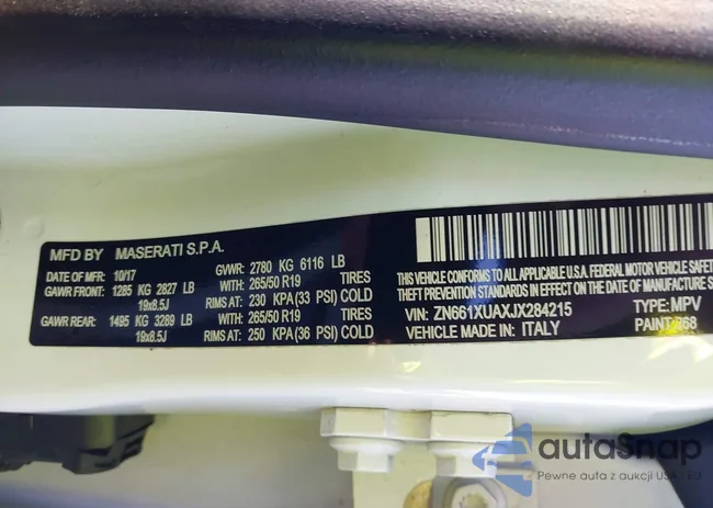 ZN661XUAXJX284215: 43639553