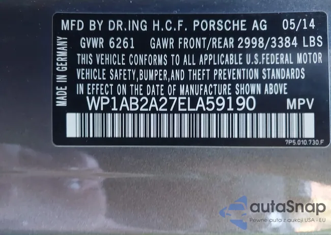 WP1AB2A27ELA59190: 43639862