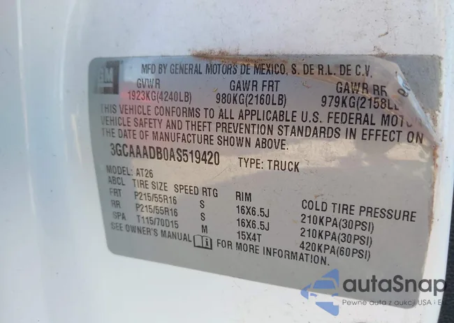 3GCAAADB0AS519420: 43639050