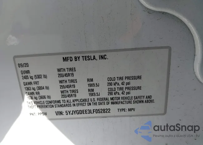 5YJYGDEE3LF052822: 43640437