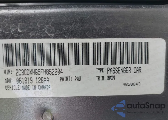 2C3CDXHG5FH852204: 43640564