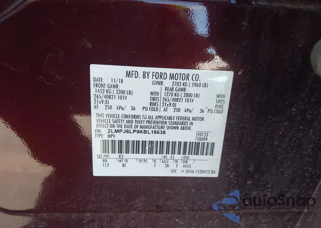 2LMPJ8LP9KBL18638: 43640836