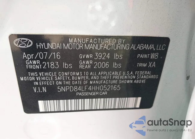 5NPD84LF4HH052165: 43639955