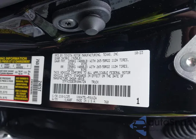 5TFVC5DB3RX046724: 43640014