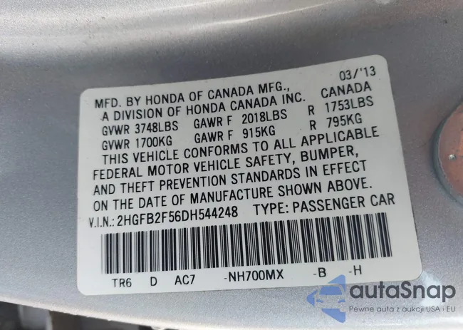 2HGFB2F56DH544248: 43640166