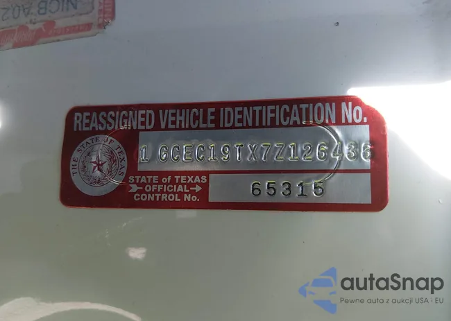 1GCEC19TX7Z126436: 43641266