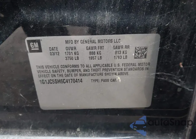1G1JC5SH6C4170414: 43641308