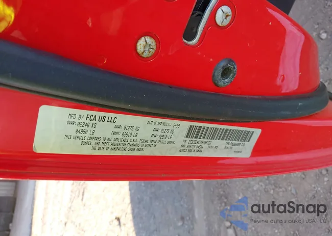 2C3CDZAG7KH596163: 43641453