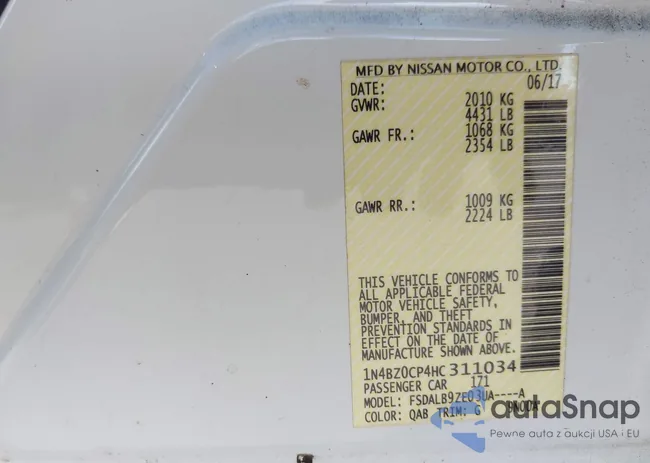 1N4BZ0CP4HC311034: 43641584