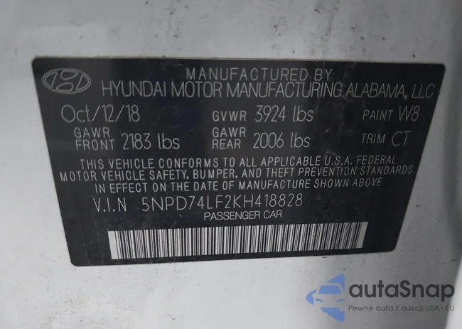 5NPD74LF2KH418828: 43642473