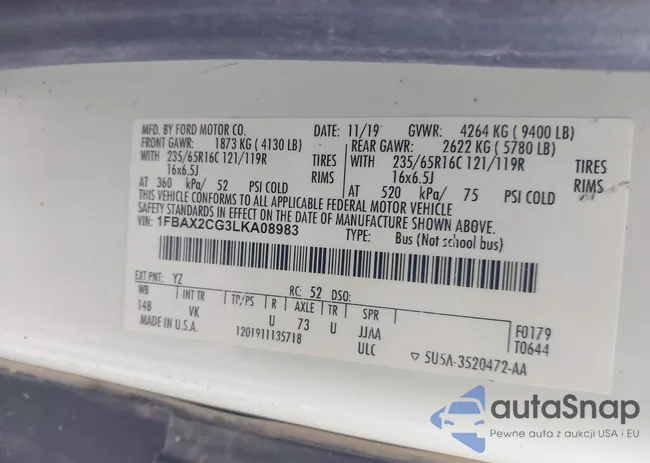 1FBAX2CG3LKA08983: 43642719