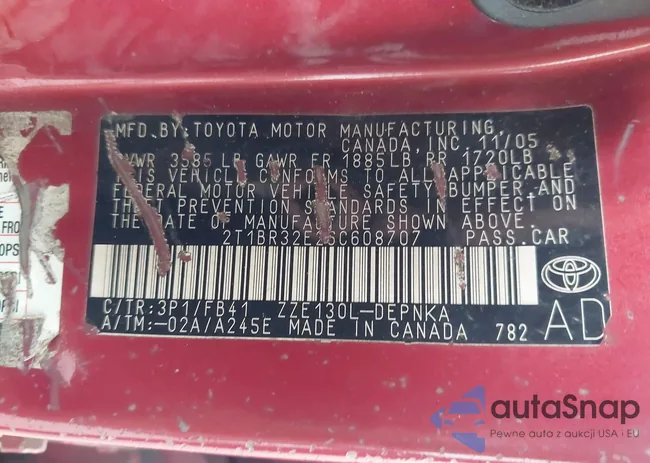 2T1BR32E26C608707: 43641953