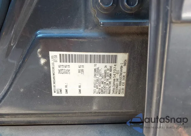 1N4AL2AP4AN547074: 43642254