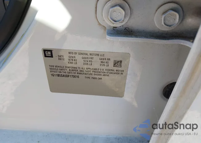 1G11B5SA5DF175616: 43643244