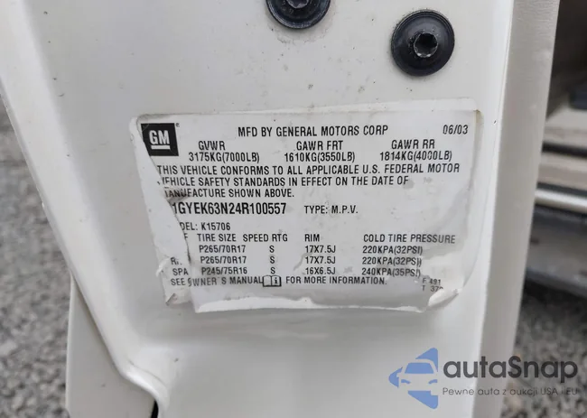 1GYEK63N24R100557: 43643430