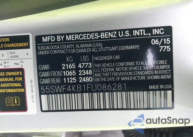 55SWF4KB1FU086281: 43643763