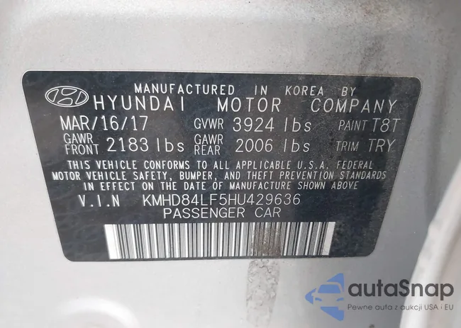 KMHD84LF5HU429636: 43643182