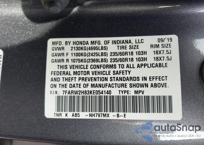 7FARW2H83KE054140: 43644292