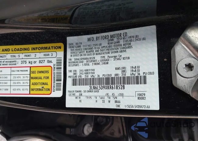 3LN6L5D9XKR618528: 43644487