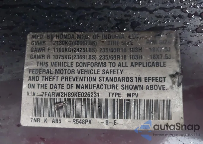 7FARW2H89KE026231: 43644061