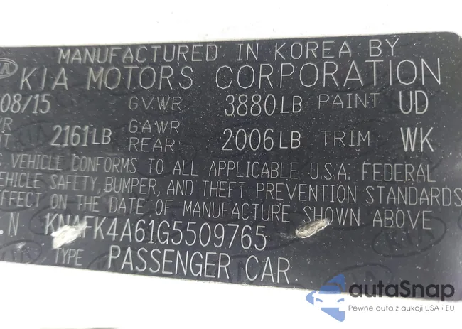 KNAFK4A61G5509765: 43645512