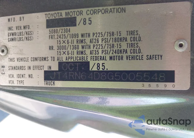 JT4RN64D8G5005548: 43645750