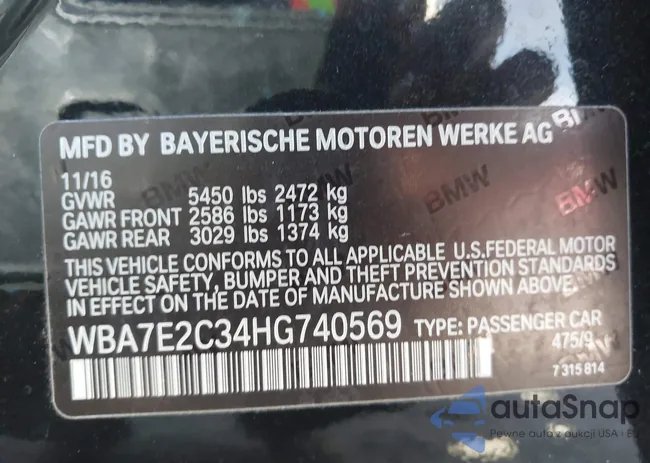 WBA7E2C34HG740569: 43644801