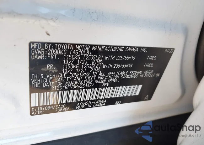 2T3C1RFV0PW251477: 43644828