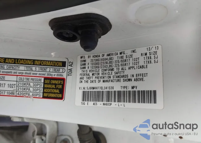 5J6RM4H77EL041536: 43644846