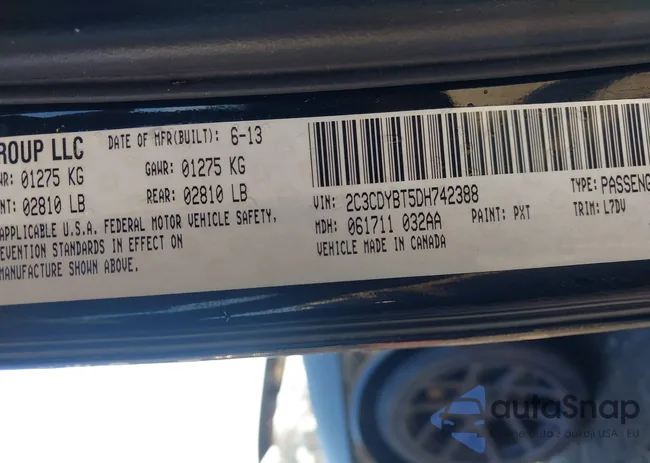 2C3CDYBT5DH742388: 43644892