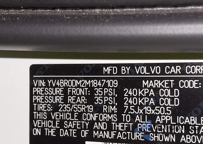 YV4BR0DM2M1847109: 43644944