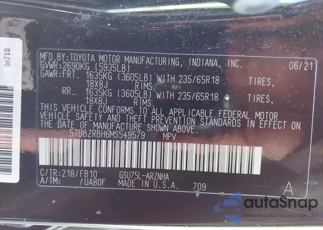 5TDBZRBH6MS549579: 43645036