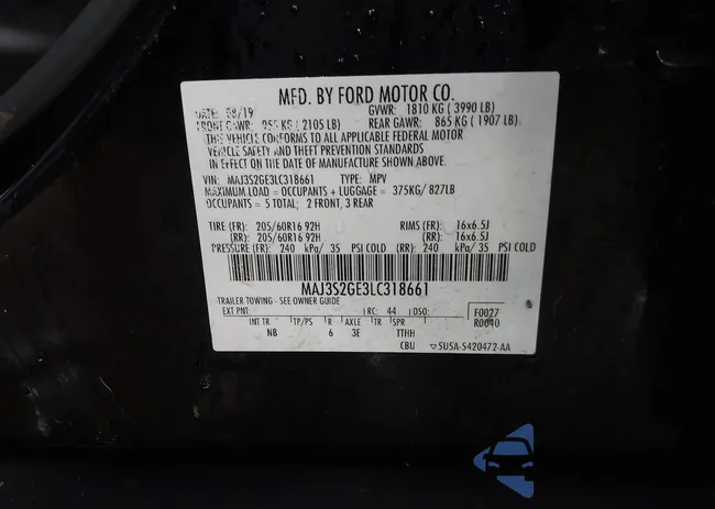 MAJ3S2GE3LC318661: 43645075