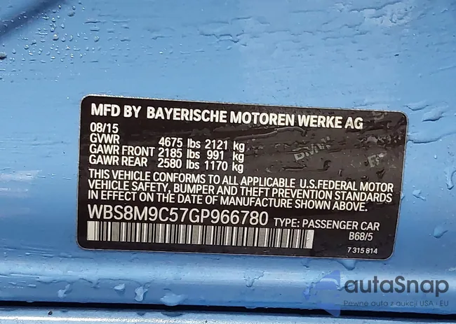 WBS8M9C57GP966780: 43645162