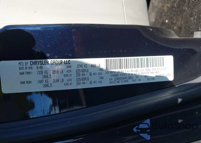 2D4RN5DX0AR138824: 43646266