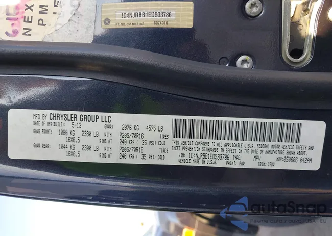 1C4NJRBB1ED533786: 43646653