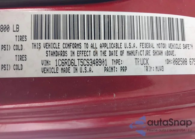 1C6RD6LT5CS348901: 43647271