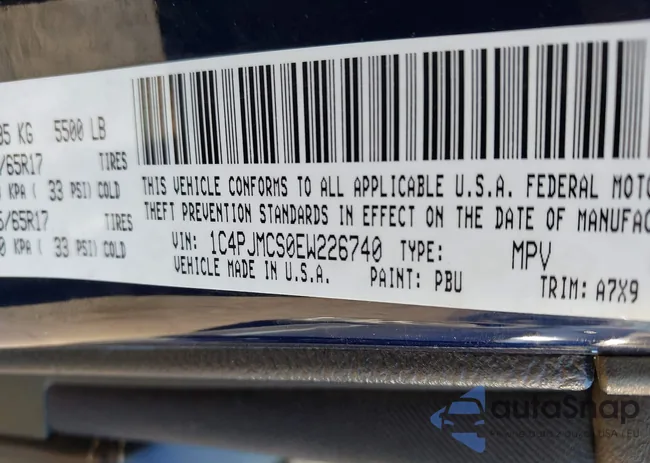 1C4PJMCS0EW226740: 43647334