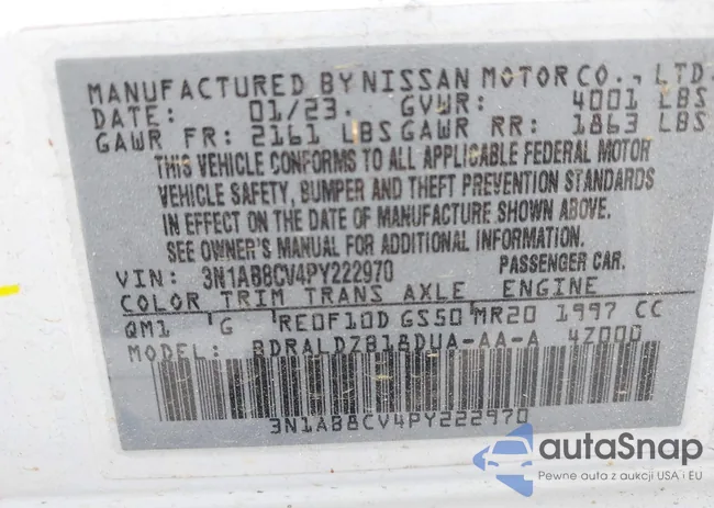 3N1AB8CV4PY222970: 43647466