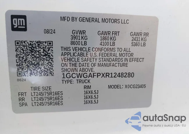 1GCWGAFPXR1248280: 43647533