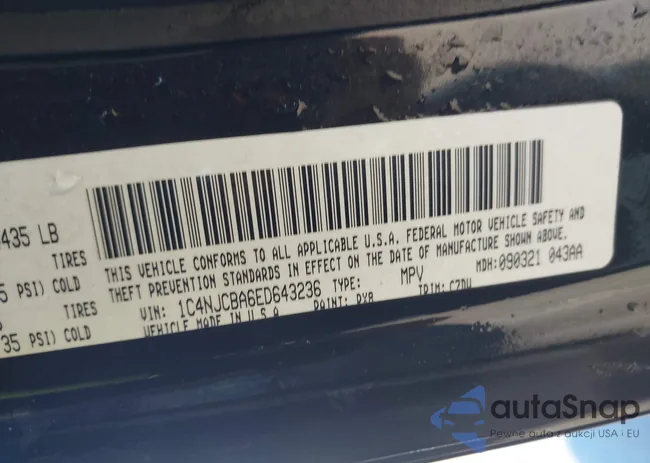 1C4NJCBA6ED643236: 43647561